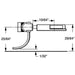 Kadee 28 - #28 HO Gauge 20-Series Plastic Couplers with Gearboxes - Medium (9/32") Centerset Shank .287'' (Delrin Shank) [4pcs]