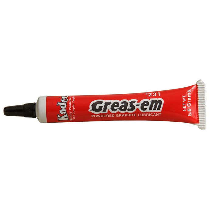 Kadee 231 - #231 Greas-em Dry Graphite Lubricant 5.5 Gram Tube