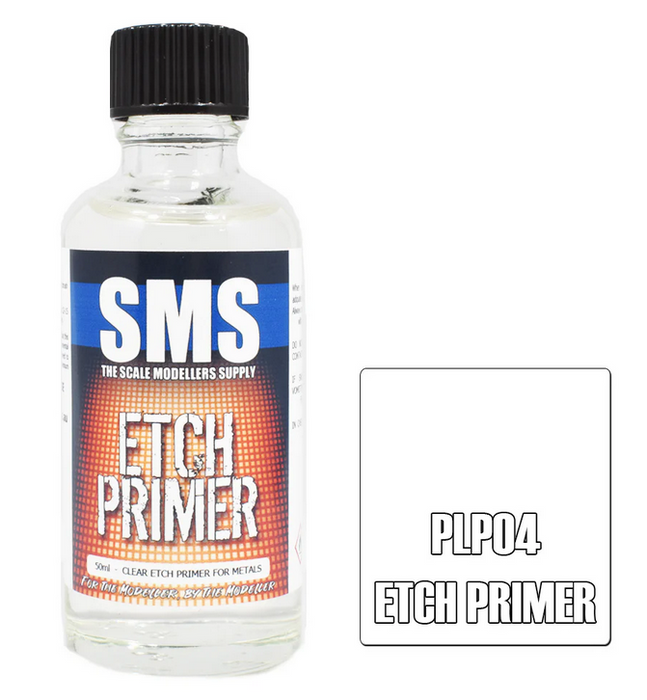 SMS PLP04 Clear Etch Primer for Metals (50ml)