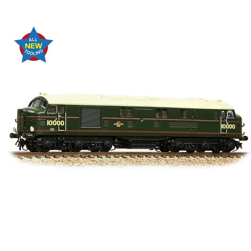 Graham Farish 372-916SF LMS 10000 Diesel Locomotive - British Rail Lined Green Late Crest With DCC Sound