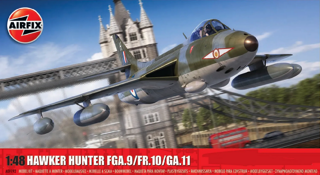 Airfix A09192 1:48 Hawker Hunter FGA.9/FR.10/GA.11