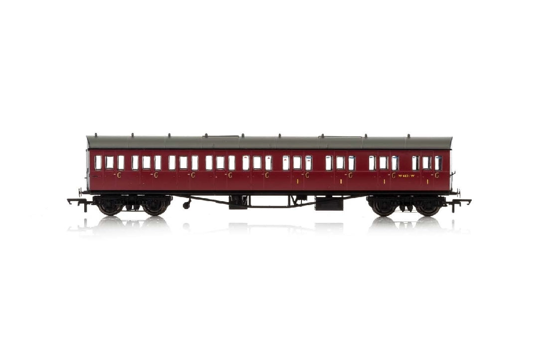 Hornby R4879A BR, Collett 57' Bow Ended E131 Nine Compartment Composite (Right Hand), W6242W - Era 4 2