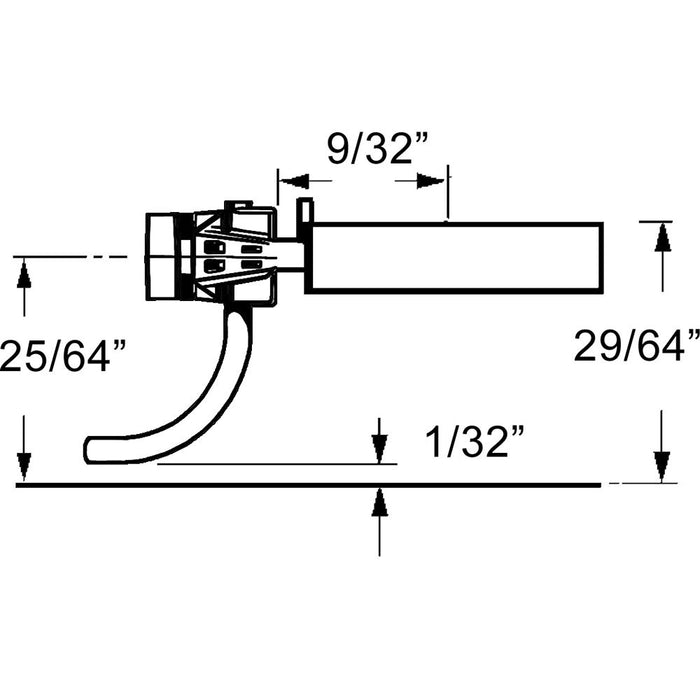 Kadee 158-50 - #158-50 HO Scale Bulk Pack - #158 Gauge Whisker® Metal Couplers - Medium (9/32) Centerset Shank" (100pcs)