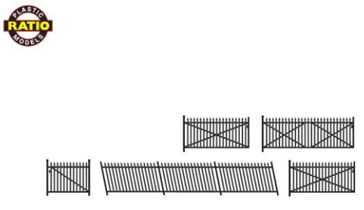 RATIO 246 GWR SPEAR FENCING, RAMOS AND GATES