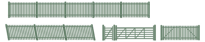 RATIO 430 PICKET GATES GREEN