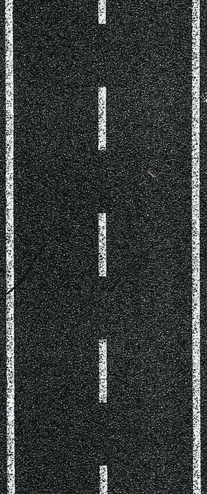 HEKI 6562 N Scale Road Surface - Asphalt, 2 Lanes - 1 Meter