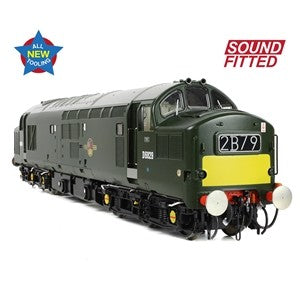 Branchline 35-306SF Class 37/0 Centre Headcode D6829 BR Green (Small Yellow Panels) Diesel Locomotive with DCC Sound Fitted